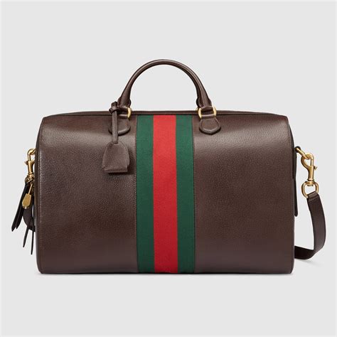 gucci leather duffle bag review|authentic gucci duffle.